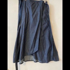 Gap Denim wrap skirt!